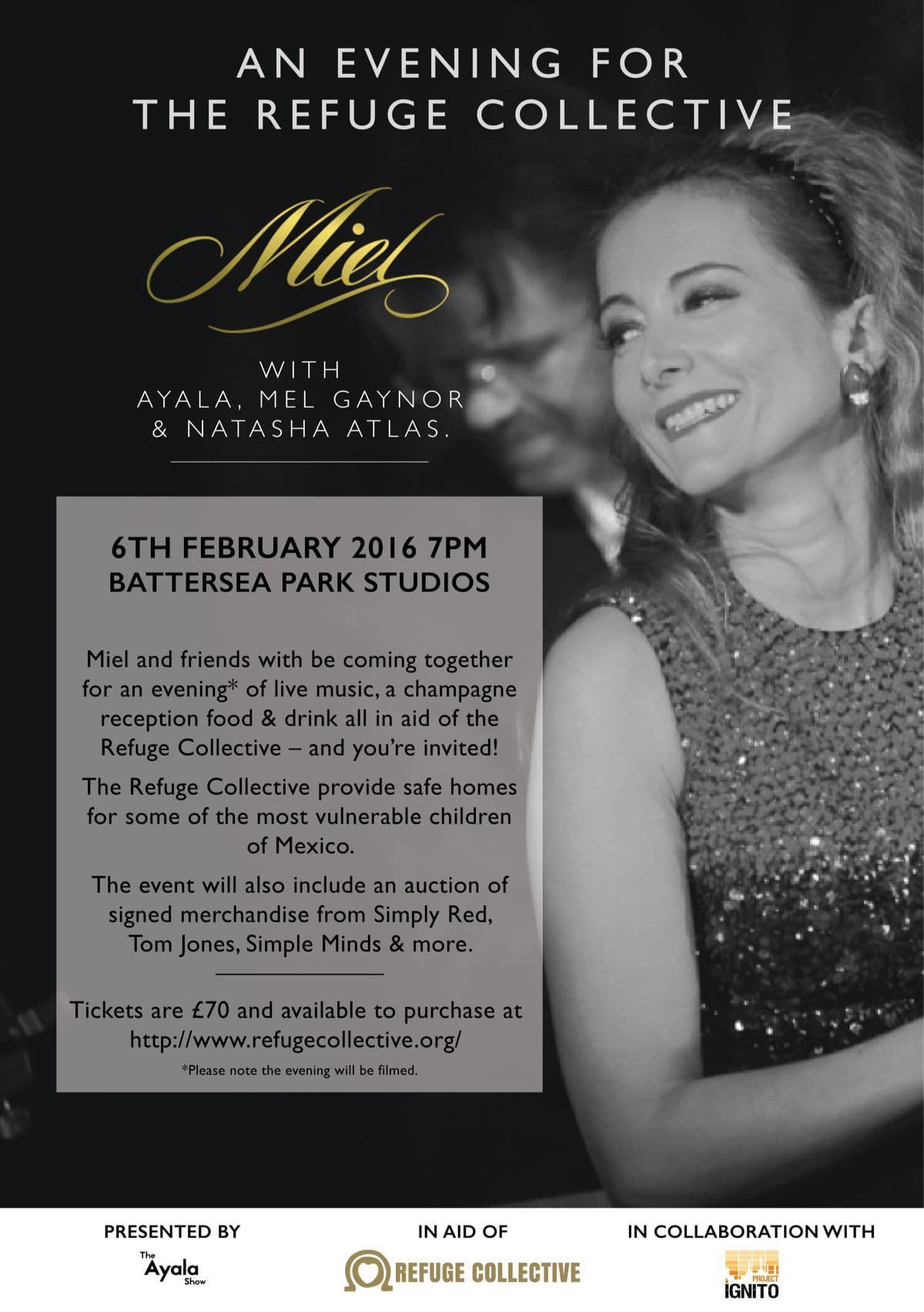 Miel to Perform with Ayala, Mel Gaynor & Natacha Atlas