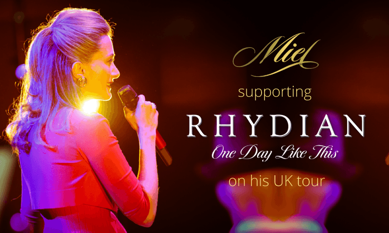 Miel to Tour with Rhydian Roberts